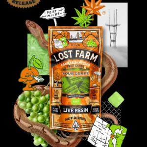 10mg Sour Grape x HUF Diesel Live Resin Chews