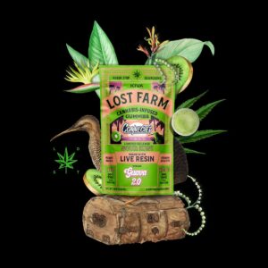 10mg Sour Kiwi x Guava 2.0 Live Resin Gummies