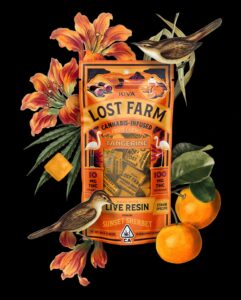 Tangerine Lost Farm Cannabis Chew Edible
