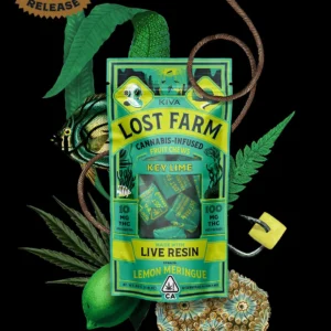 Lost Farm 10mg Key Lime x Lemon Meringue Cannabis Chews Edible