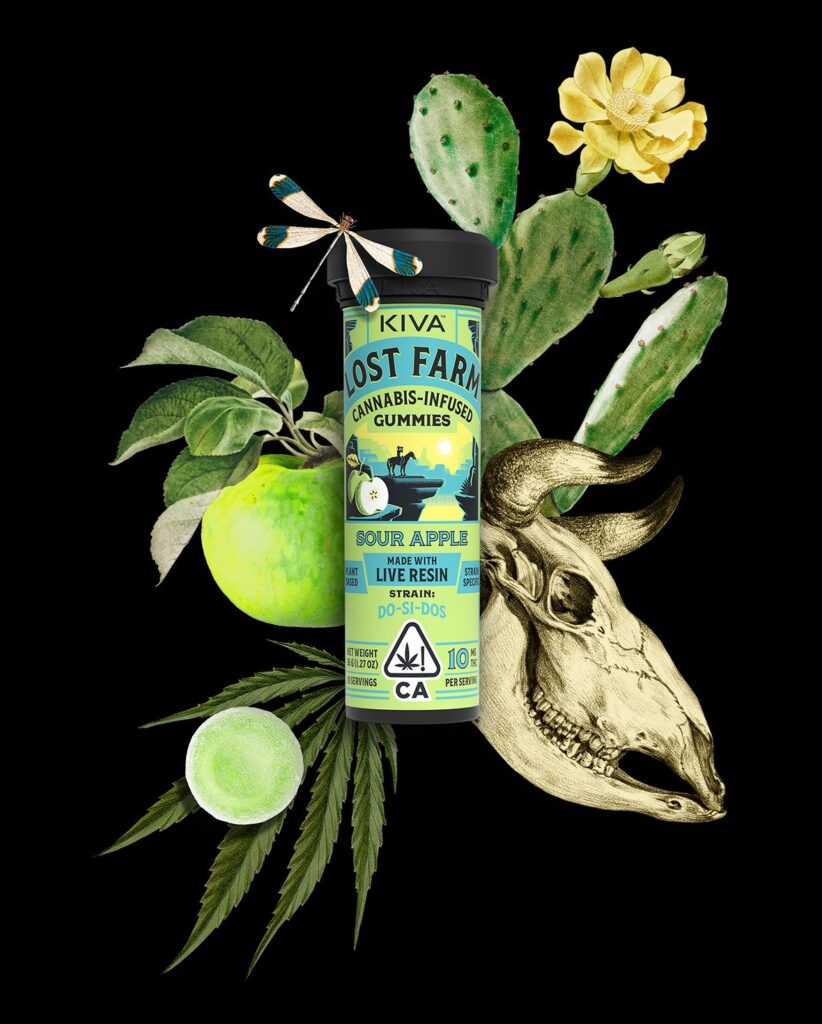 Lost Farm Sour Apple x Do-Si-Dos Cannabis Gummies